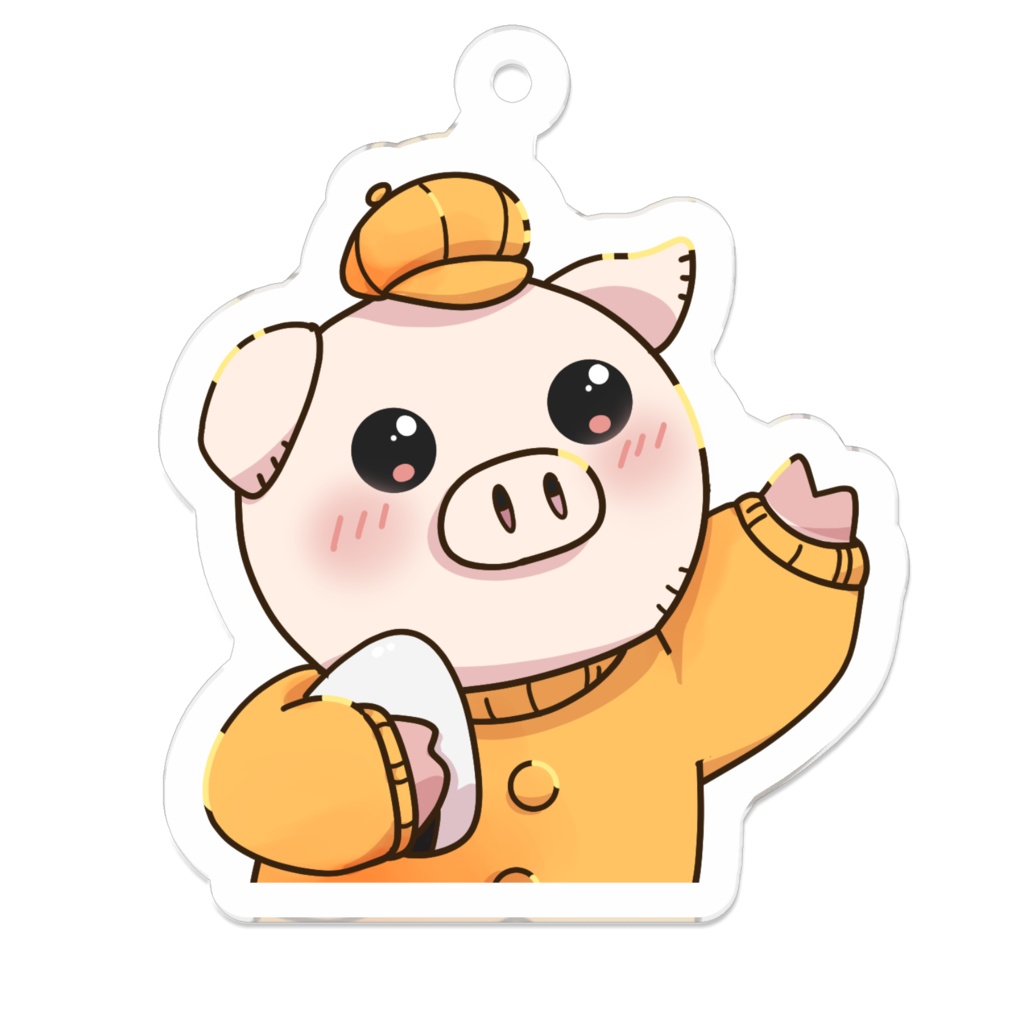 はむかつアクリルキーホルダー(コーディング)※剝がれにくい