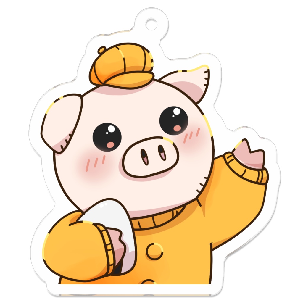 ハムカツアクリルキーホルダー