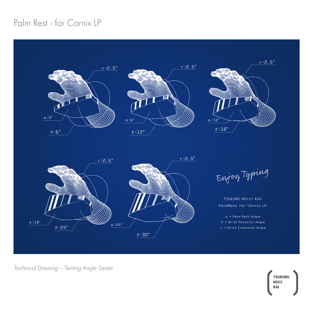 Cornix LP 専用パームレスト - 製品版 / データ版 -