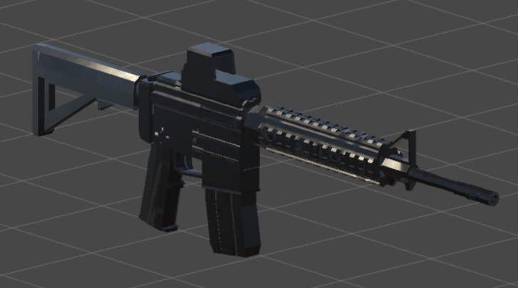 【無料版あり】IL-MFアサルトライフル + HoloSight【3Dモデル】