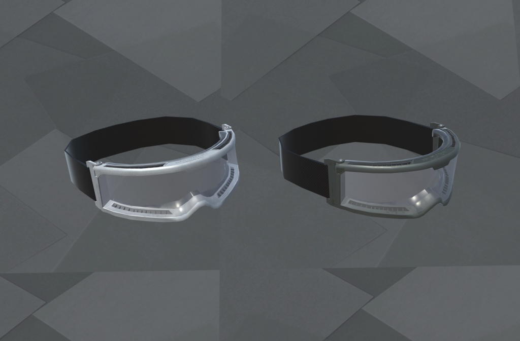 【3Dモデル】ゴーグル:MilitaryGoogle