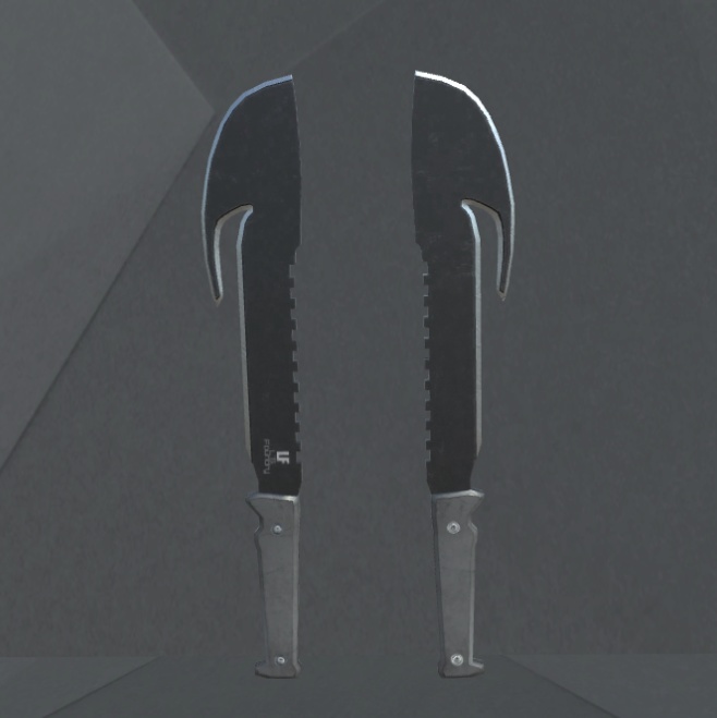 【3Dモデル】マチェット:HookMachete