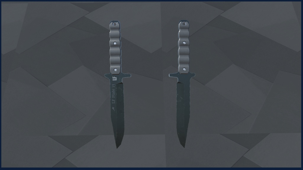 【3Dモデル】コンバットナイフ:Plate-15