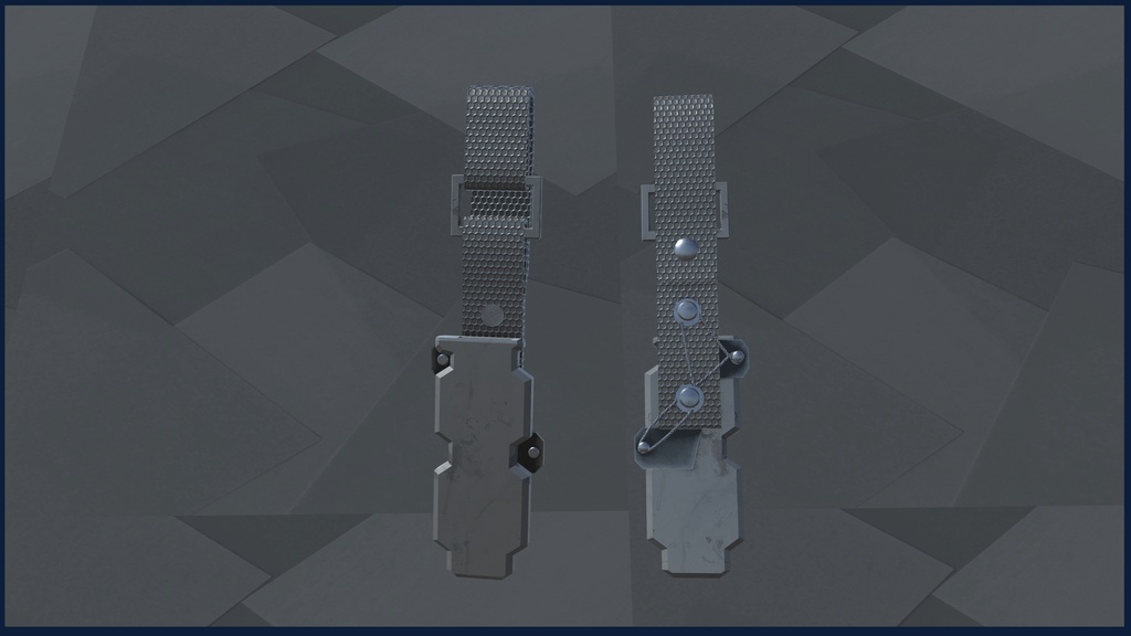 【3Dモデル】コンバットナイフ:Plate-15