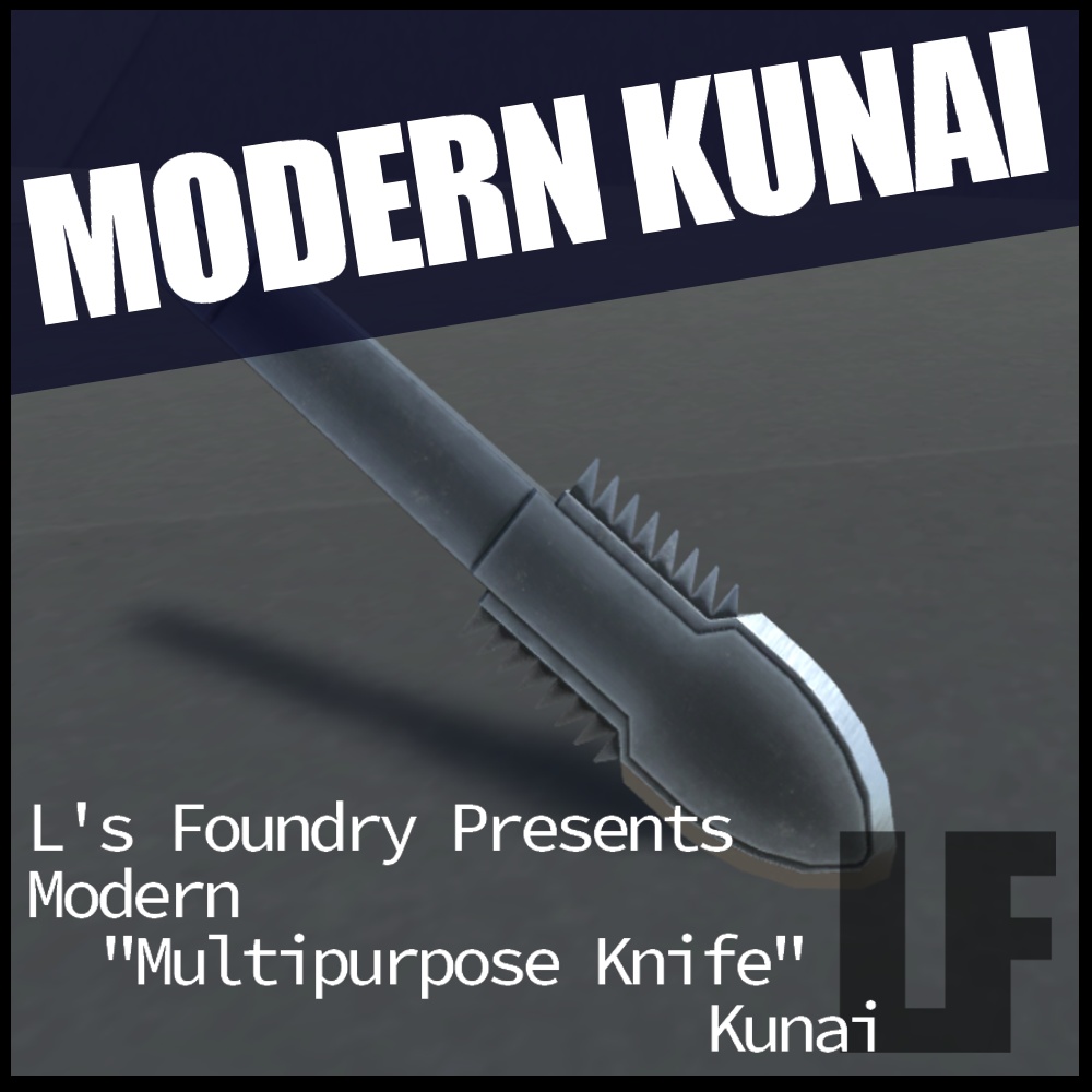 【3Dモデル】クナイ:ModernKunai