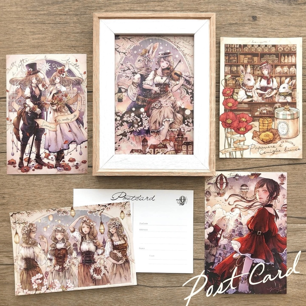 ポストカード5種