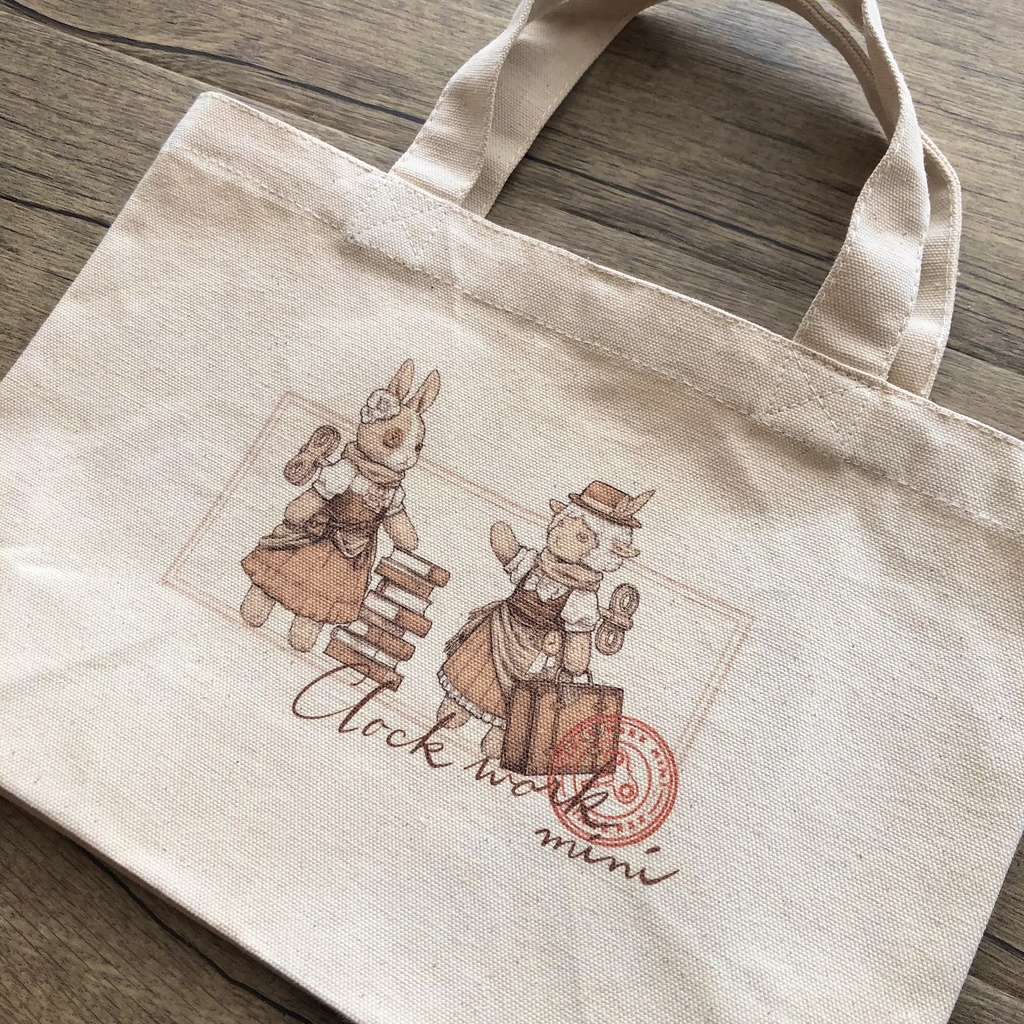 トートバッグ - うさぎとひつじ