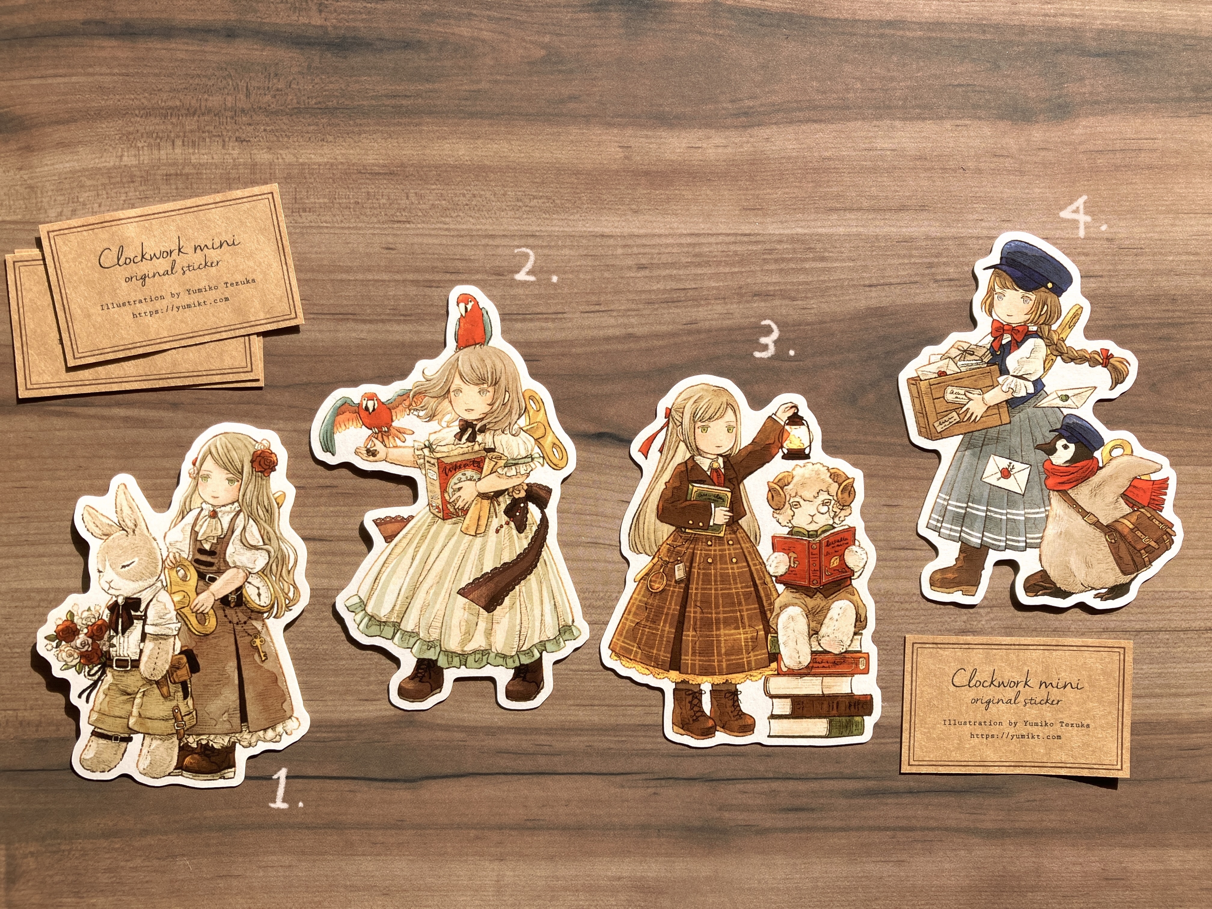 Clockwork mini シール - YumikoTezuka - BOOTH shop - BOOTH