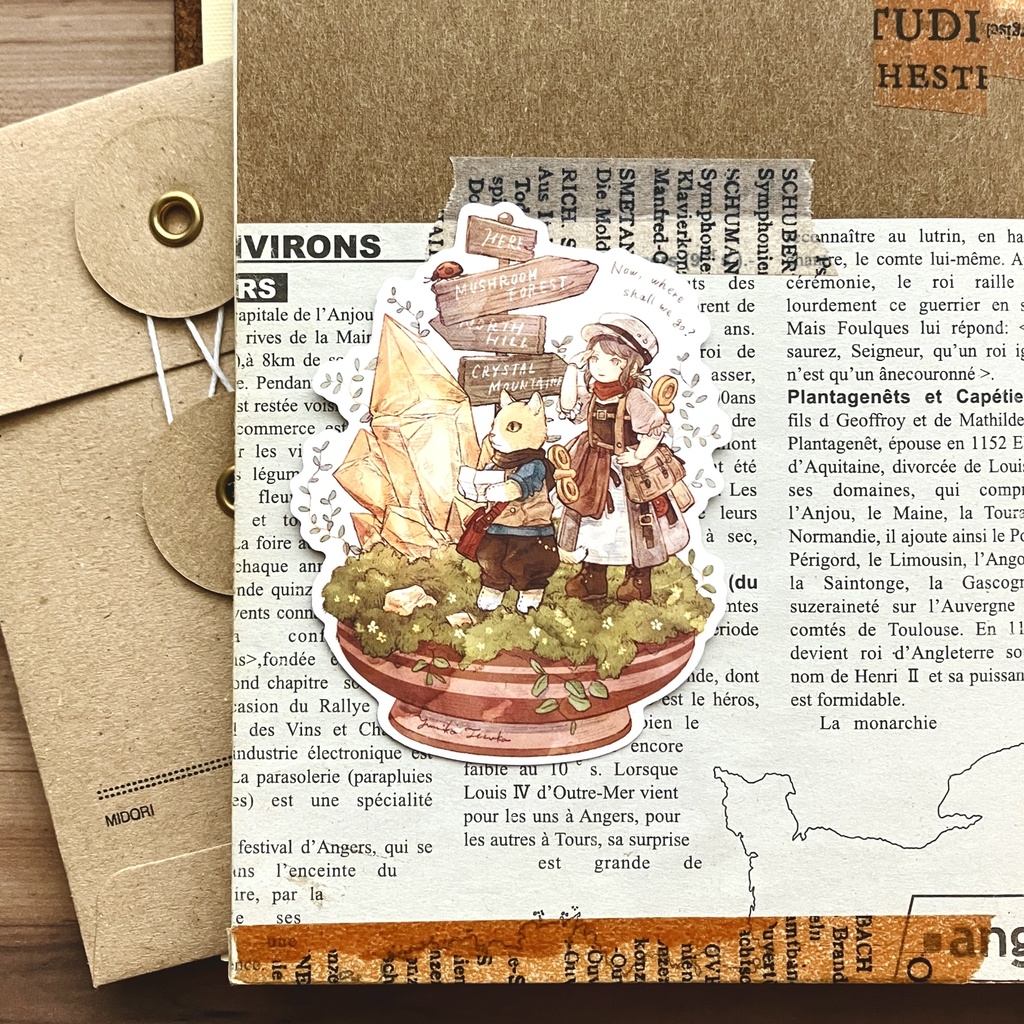 “Where shall we go?”シール