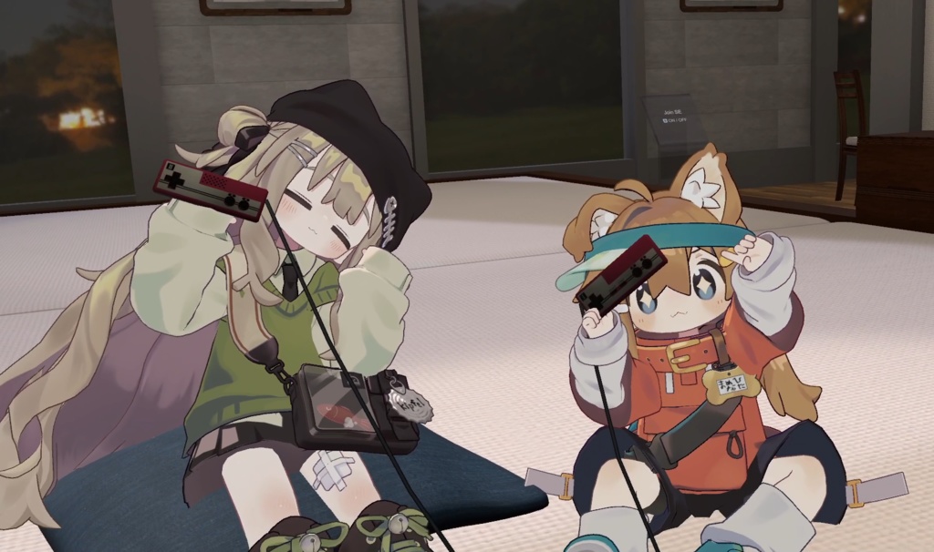 VRChat専用ワールドギミック MAMEHI_COMNPUTER(まめコン)