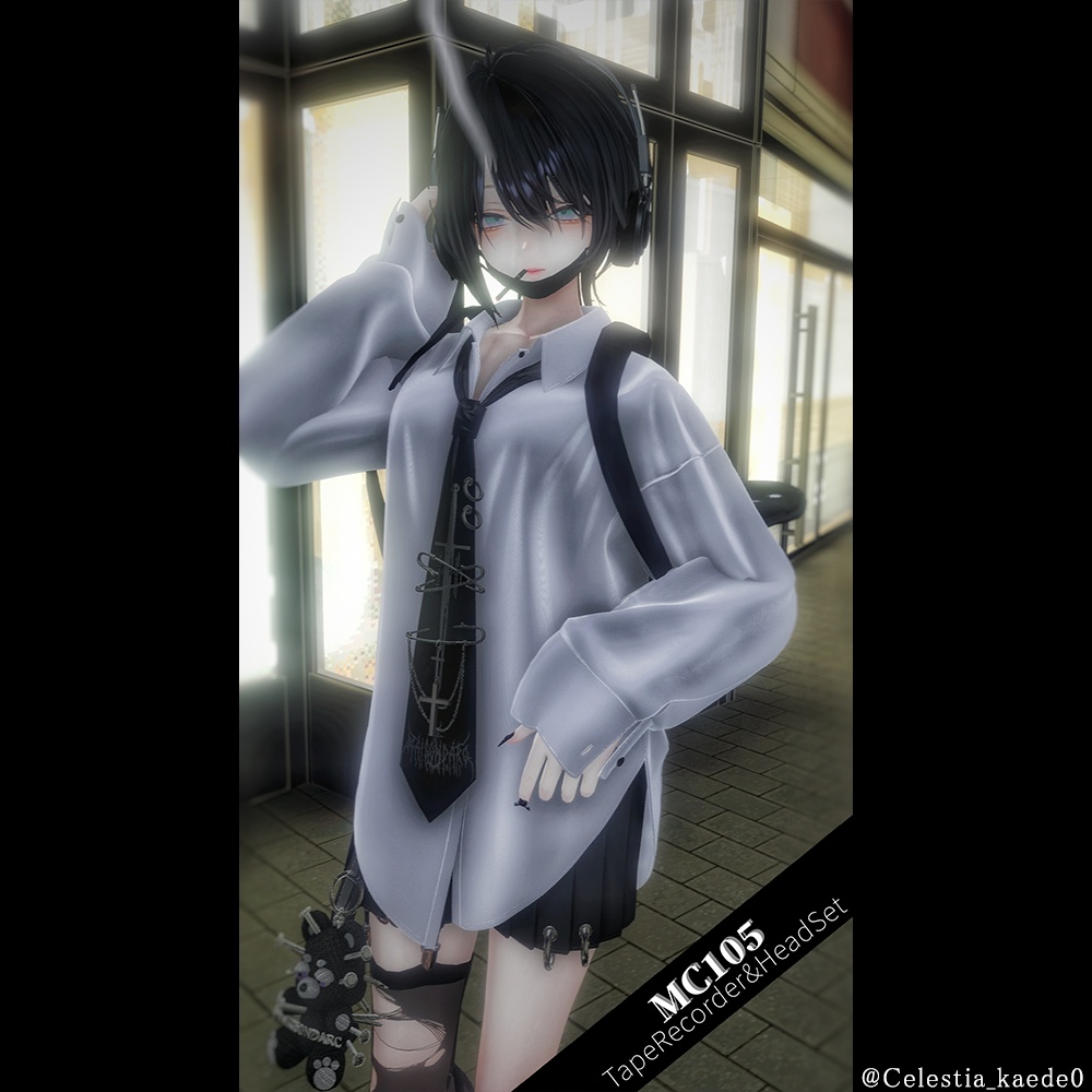 【VRChat向け】TapeRecorder&HeadSet Gimmic