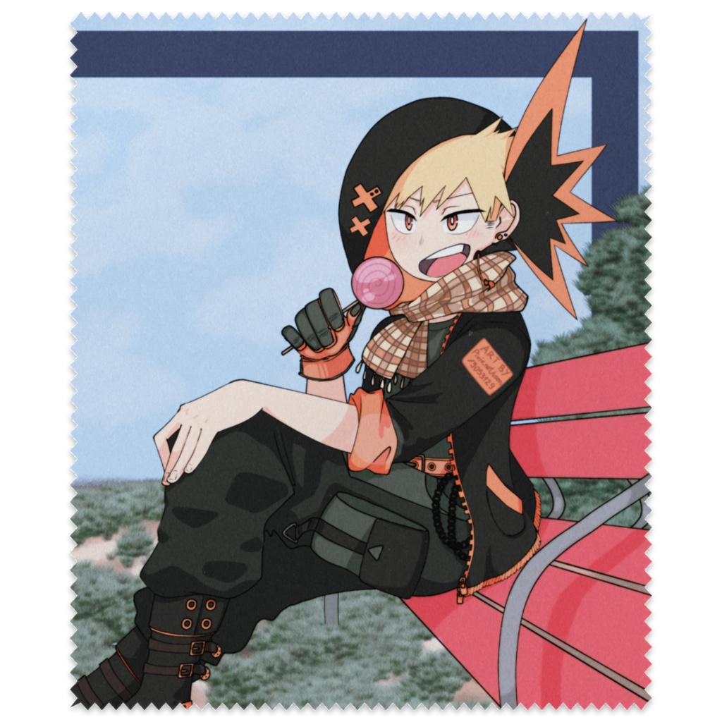 Bakugo glasses cleaning cloth
