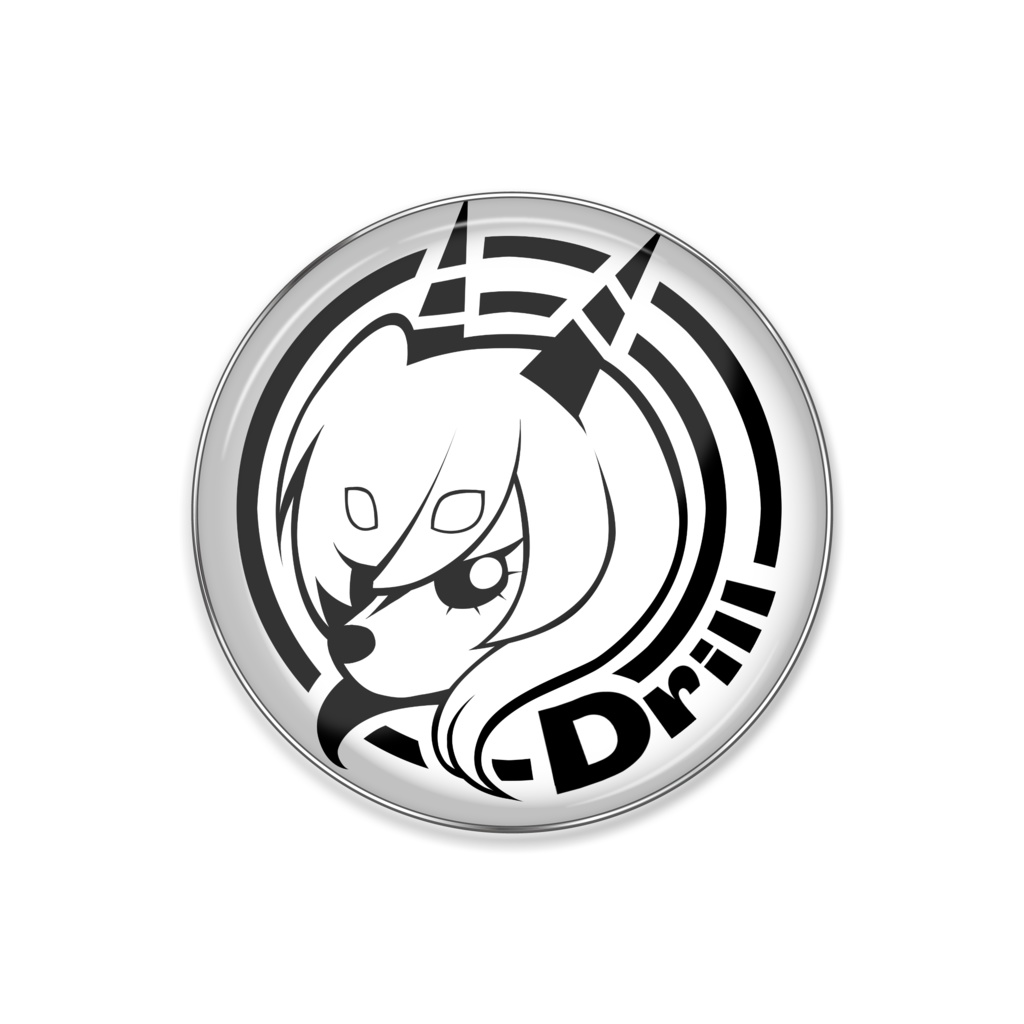 ドリルロゴピンバッジ