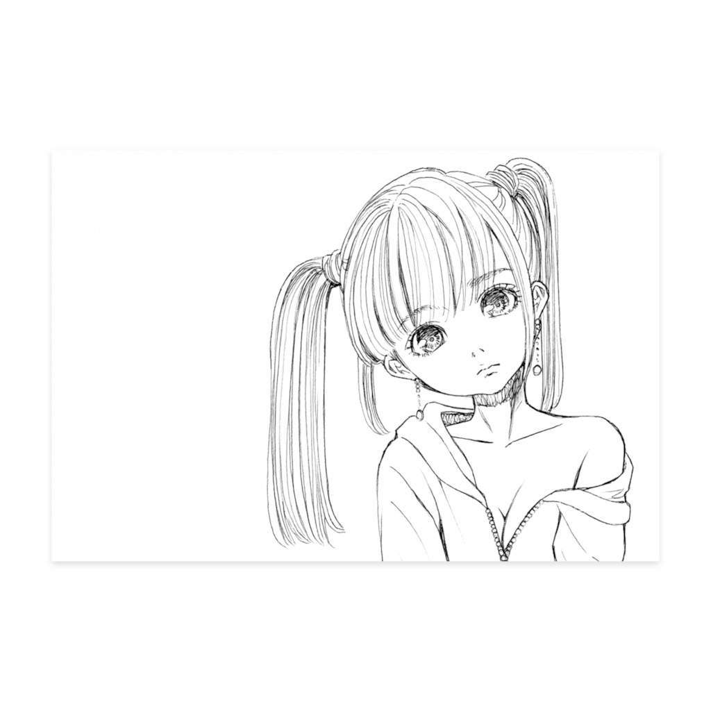 ツインテちゃんポストカード