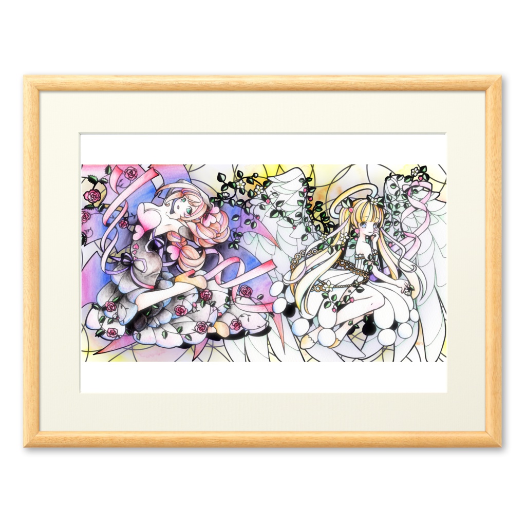 チョコいちごプリモアート背景あり