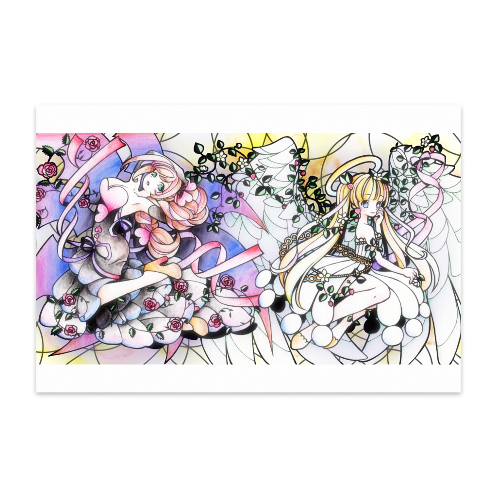 チョコいちごポストカード