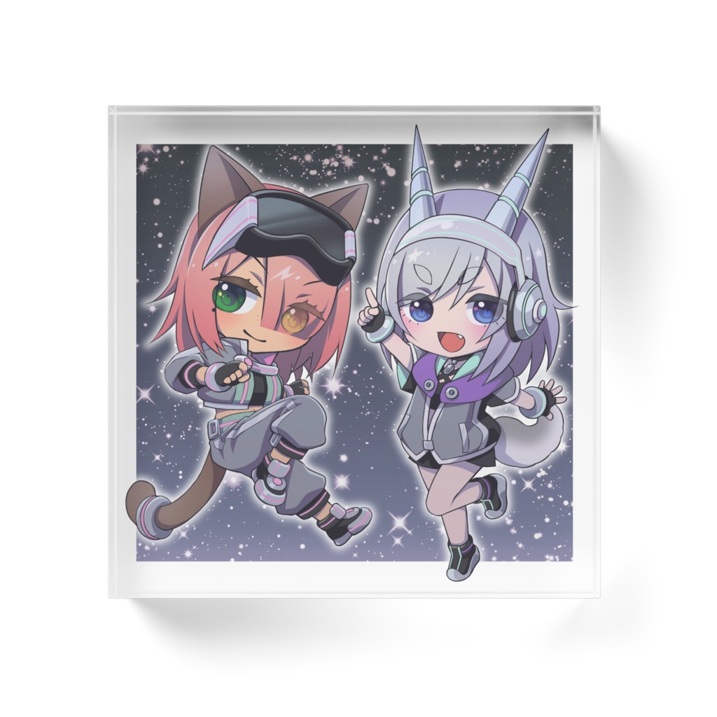 ドリてっくアクリルブロック