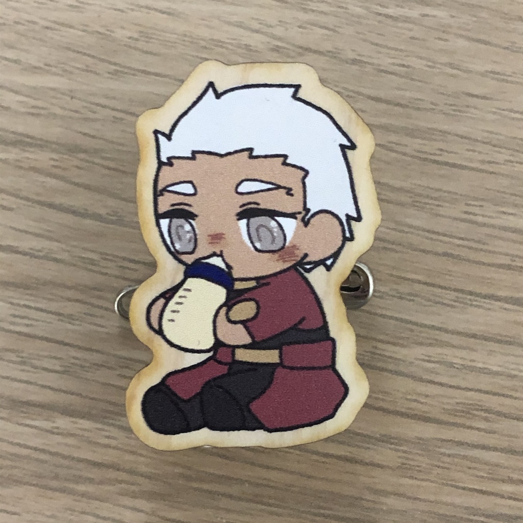 ウッドバッチ赤弓