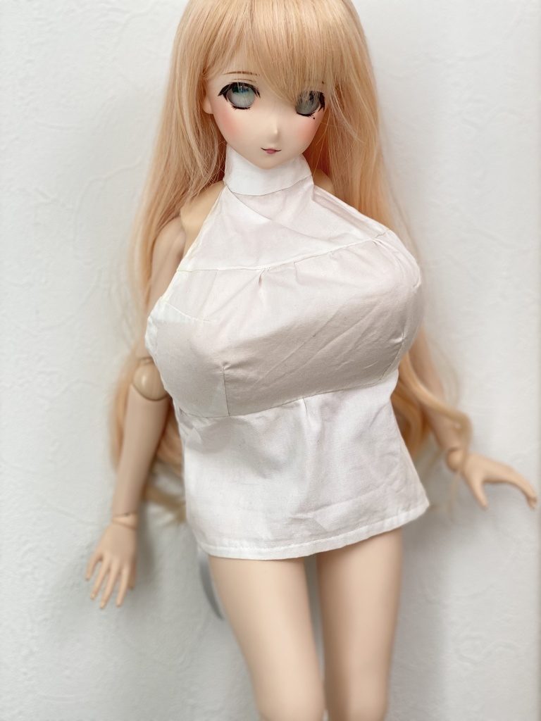 DD・DDdy ノースリーブブラウス（白）