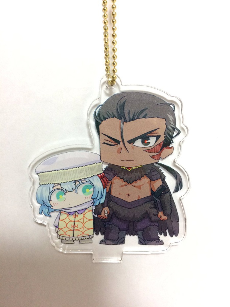 モレウとイオのアクリルスタンド（アクキーにもなる）