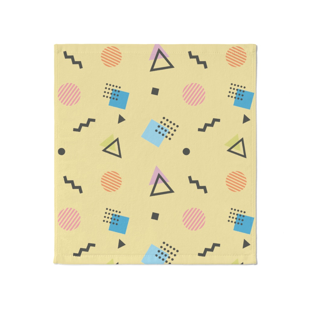 レトロかわいいメンフィス柄