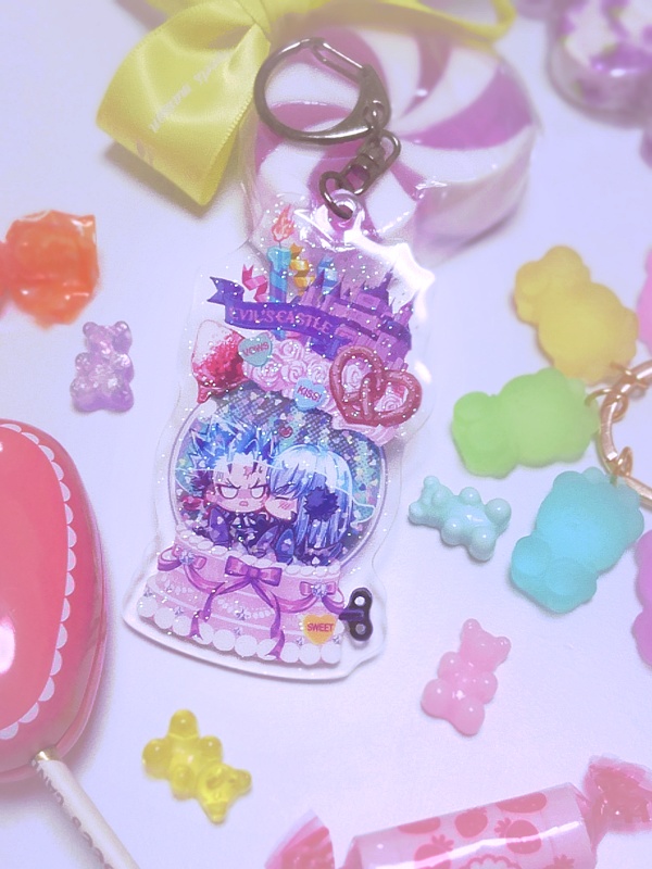 悪の城スノーグローブ【アクリルキーホルダー】