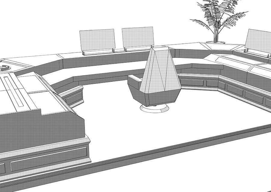 【3D素材】FF7 神羅カンパニー 社長室