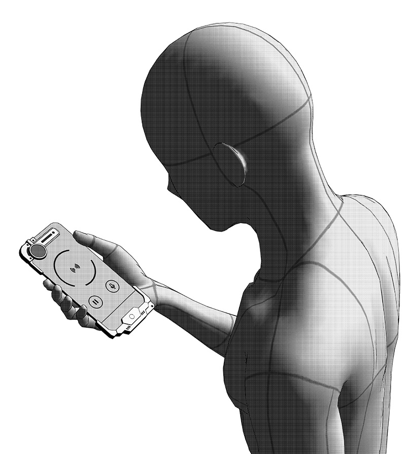 【3D素材】FF7のスマホ