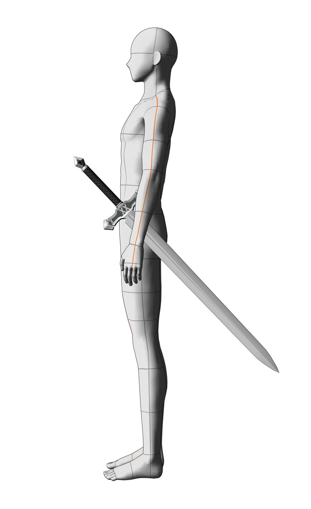 【3D素材】FF16 ザンブレク兵の剣