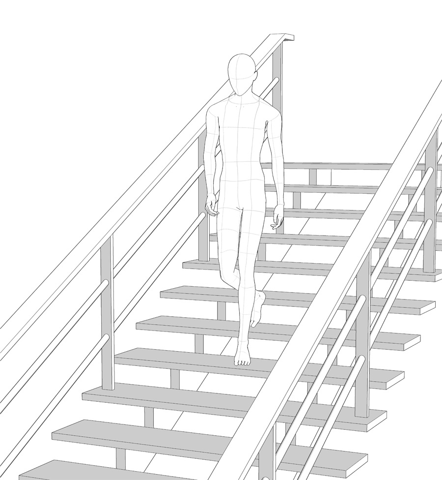 【3D素材】階段