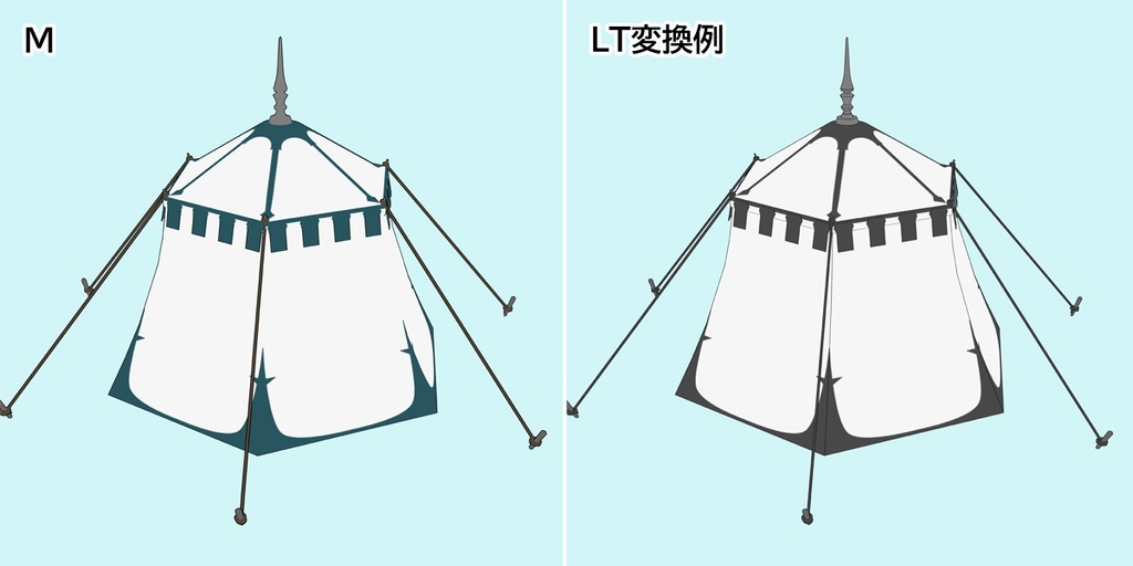 【3D素材】FF16 聖竜騎士団のテント