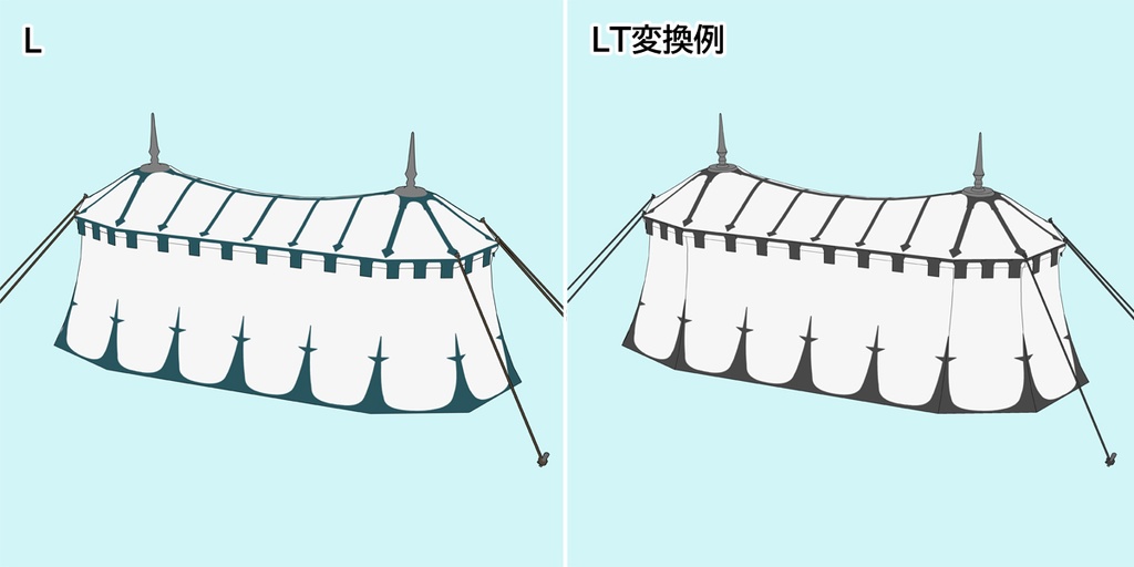 【3D素材】FF16 聖竜騎士団のテント