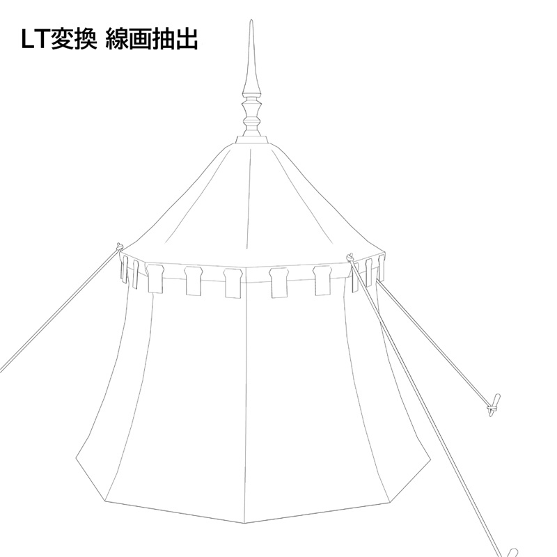 【3D素材】FF16 聖竜騎士団のテント