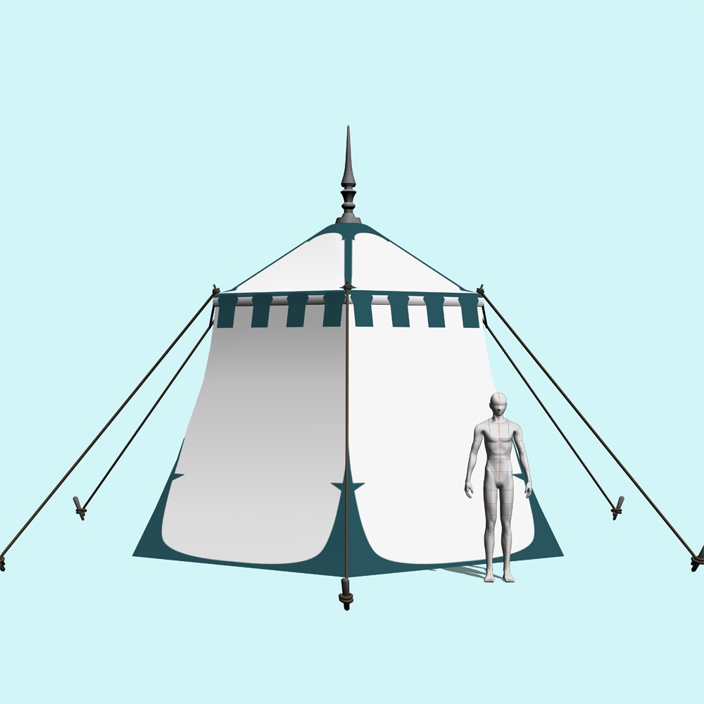 【3D素材】FF16 聖竜騎士団のテント