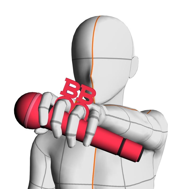 【3D素材】山田一郎、山田二郎、山田三郎 ヒプノシスマイク