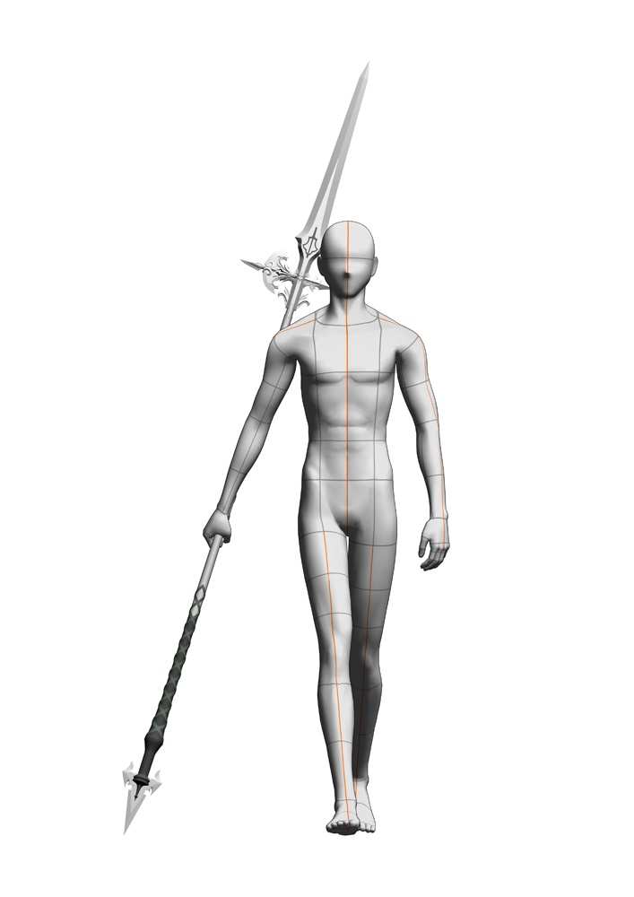 【3D素材】FF16 ディオンの槍