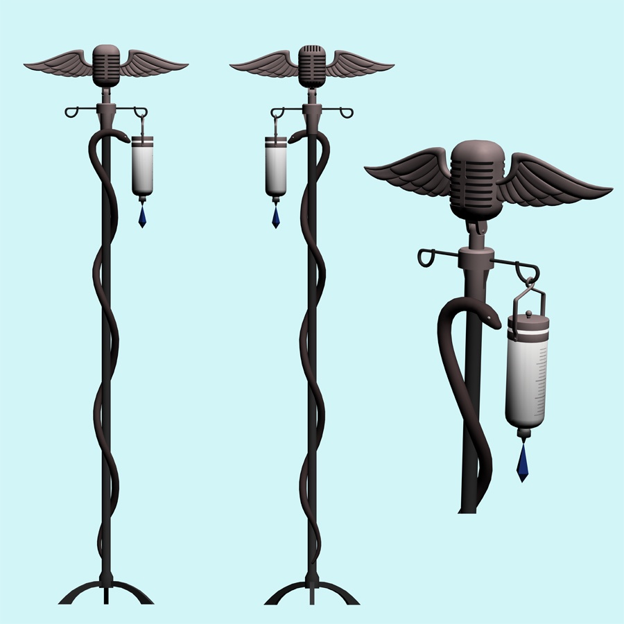 【3D素材】神宮寺寂雷 ヒプノシスマイク