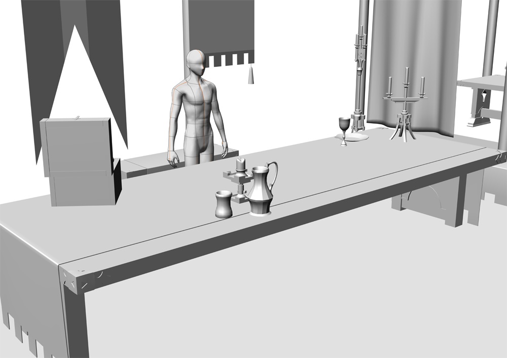 【3D素材】FF16 天幕の中