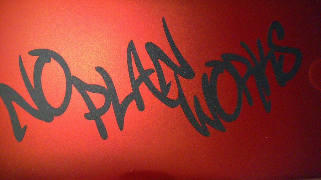 NO PLAN WORKS カッティングロゴステッカー