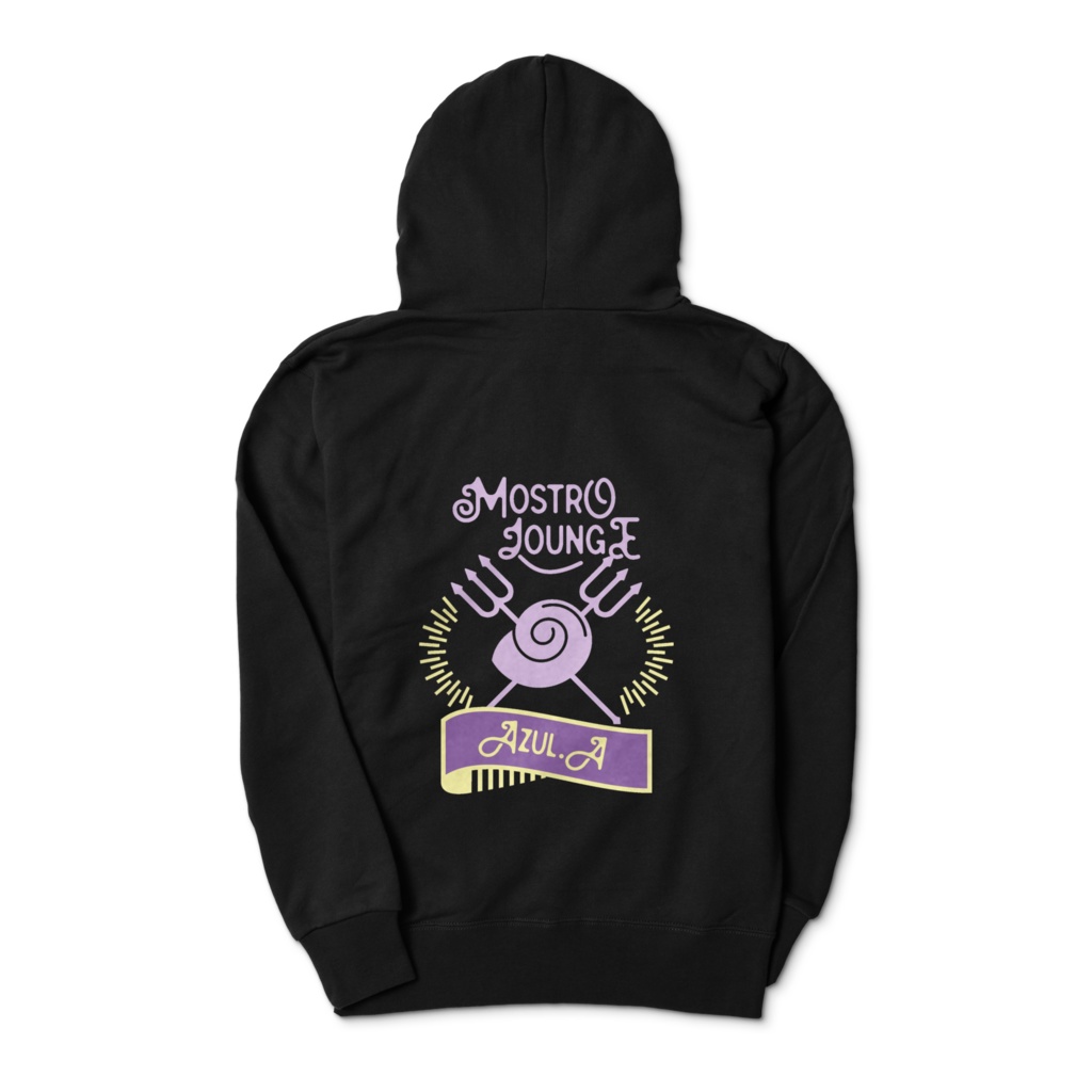 TSW034 ツイステ オクタヴィネル寮 モストロラウンジ アズール イメージ ジップパーカー/両面