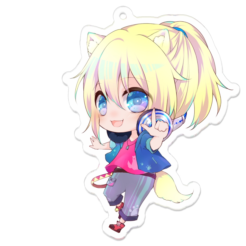 アクリルキーホルダー【ぽち。】