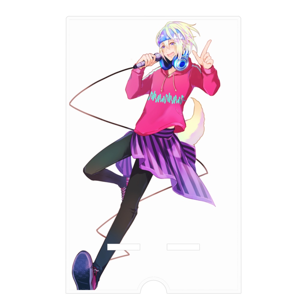 犬飼ぽち。 アクリルスマホスタンド【サモエド】