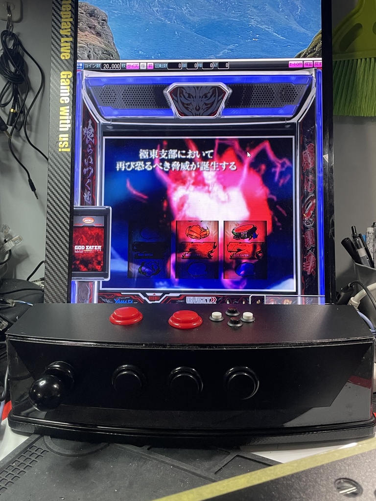 パチスロ サミタ本物レイアウトコントローラー|振動×LED連動|家スロ派に刺さる1台