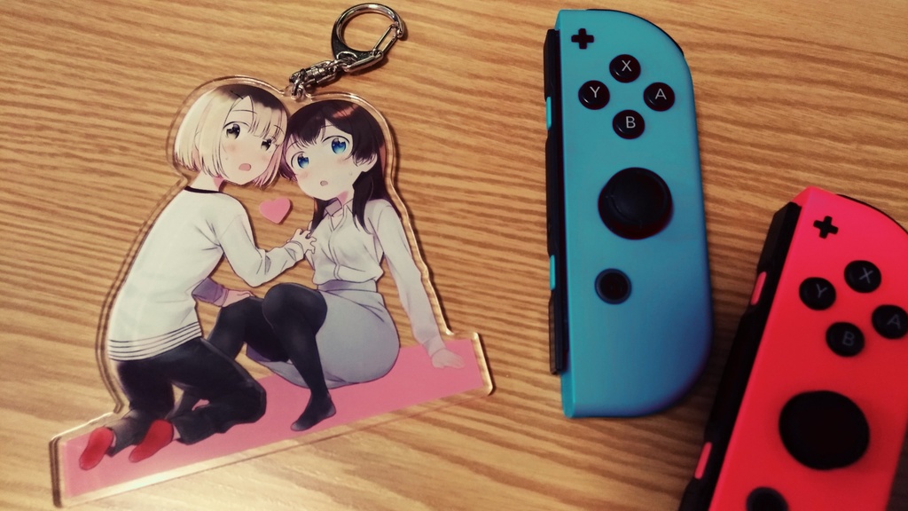 先輩と金子くんのでかいちゃアクキー