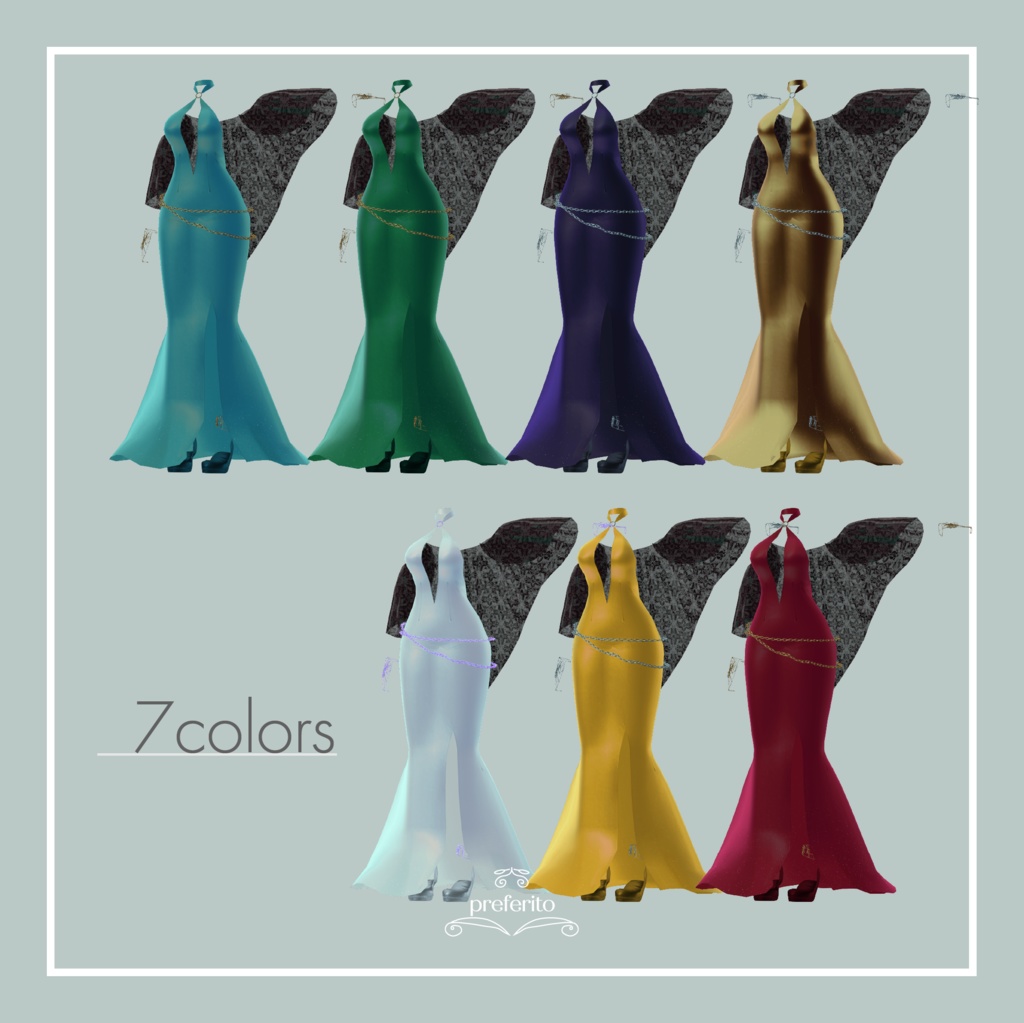 【複数アバター対応】 MidnightMermaid