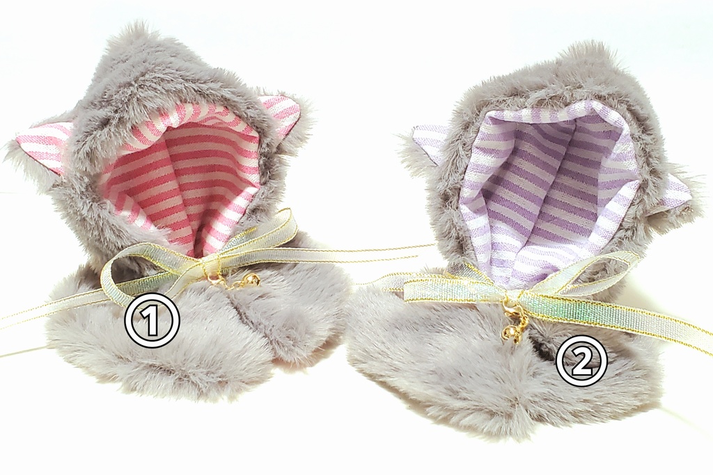 猫耳ポンチョ【ピンク・パープル】