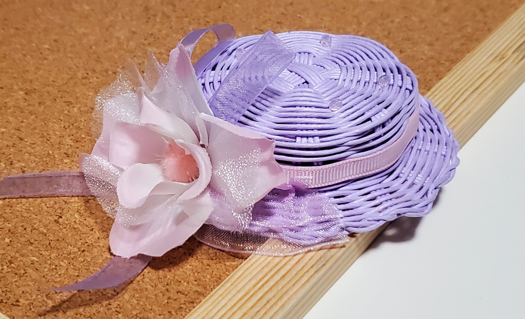 カンカン帽【紫】