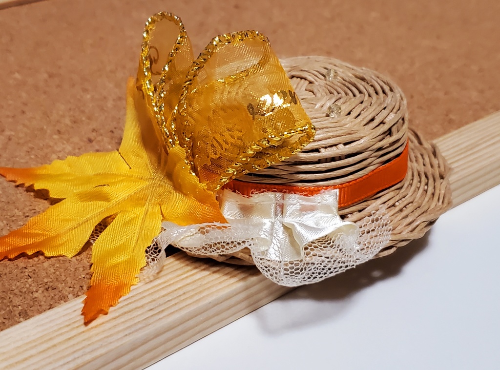 カンカン帽【茶】