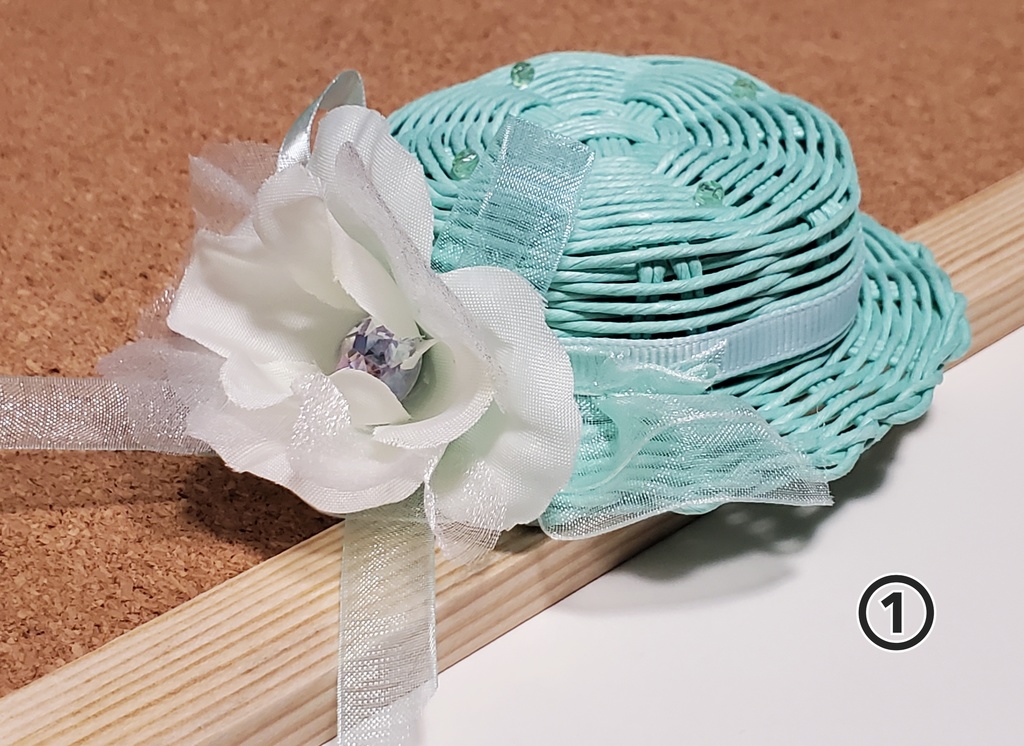 カンカン帽【緑系】