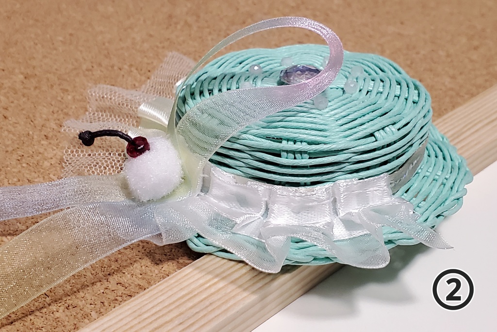 カンカン帽【緑系】